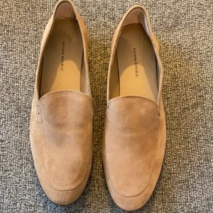 Tan Suede Demi Loafer from Banana Republic